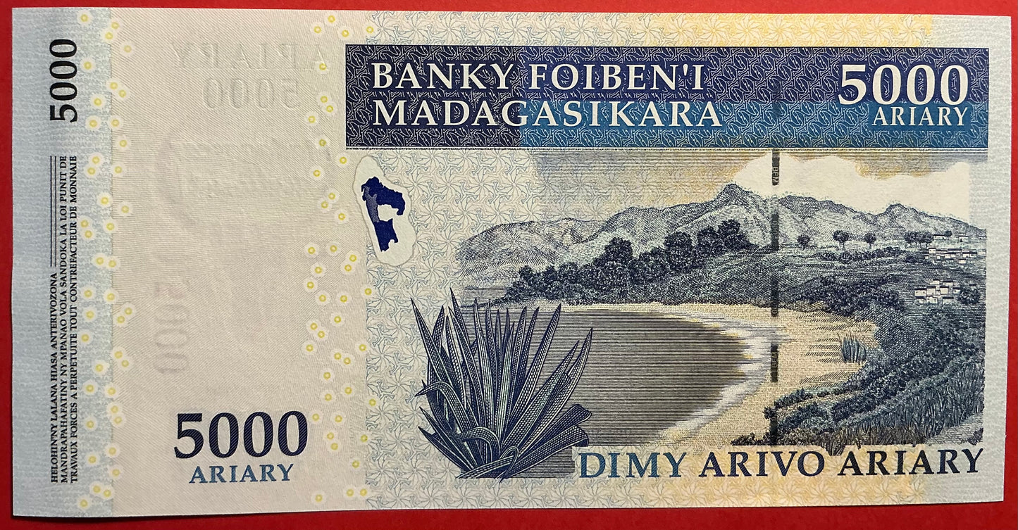 Madagascar - 5000 Ariary (2008) P#94a Kvalitet 0