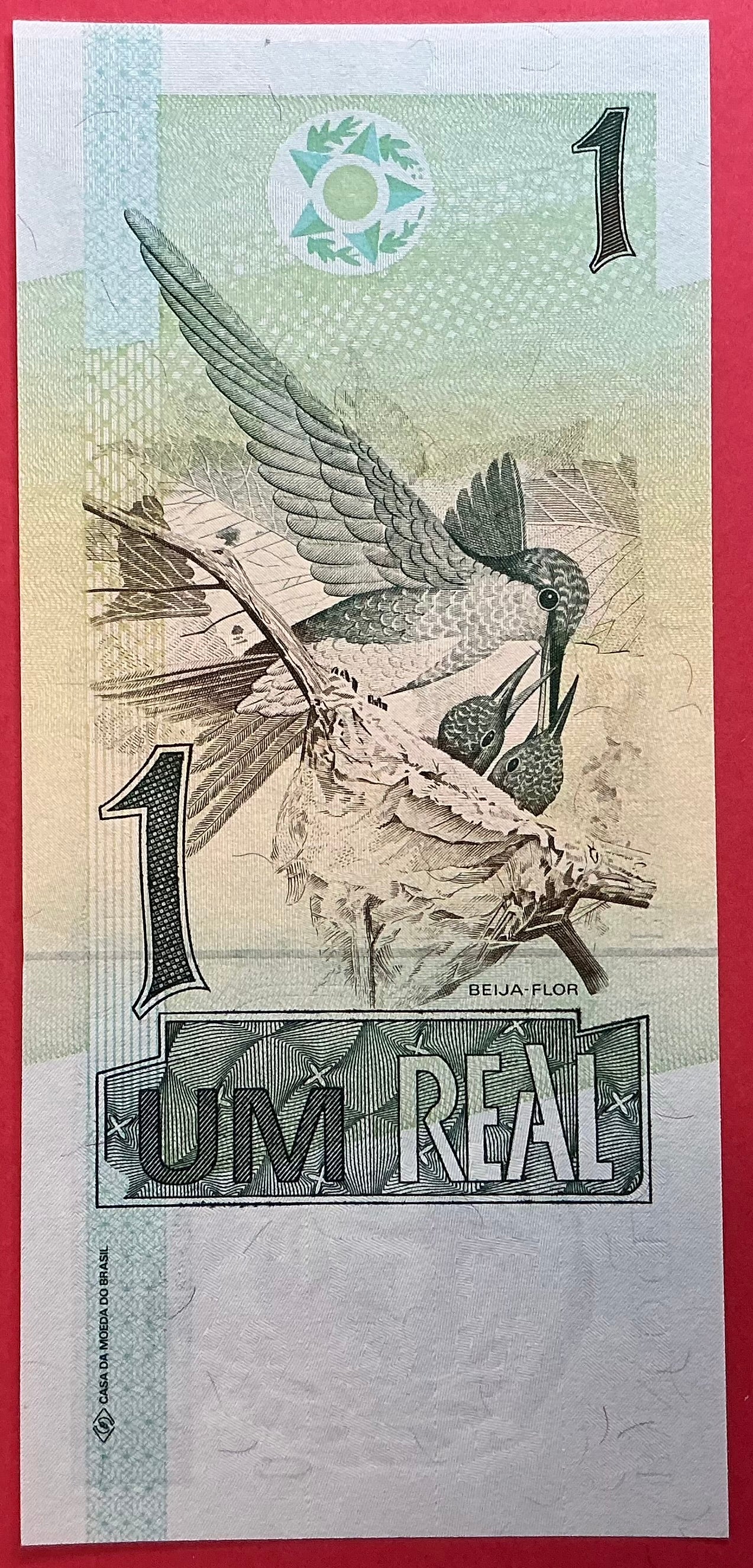 Brazil - 1 Real (1994-1997) P#243a Kvalitet 0