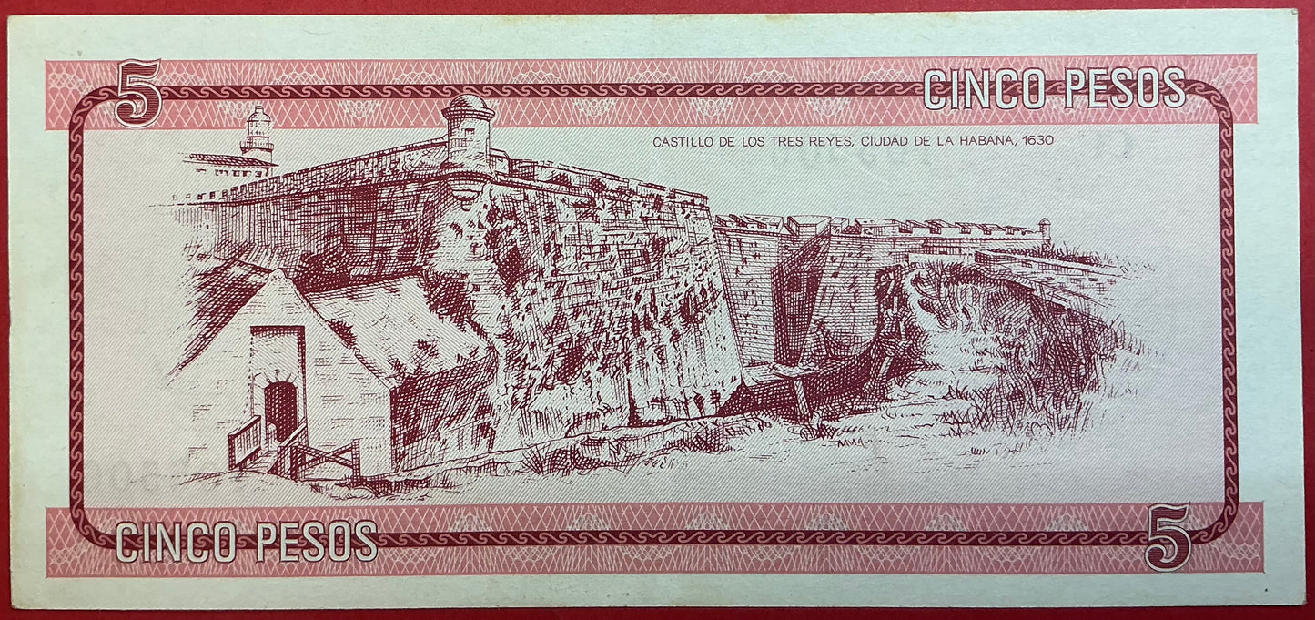 Cuba - 5 Pesos (1985) *Foreign Exchange Certificate* P#FX3 Kvalitet 01/0