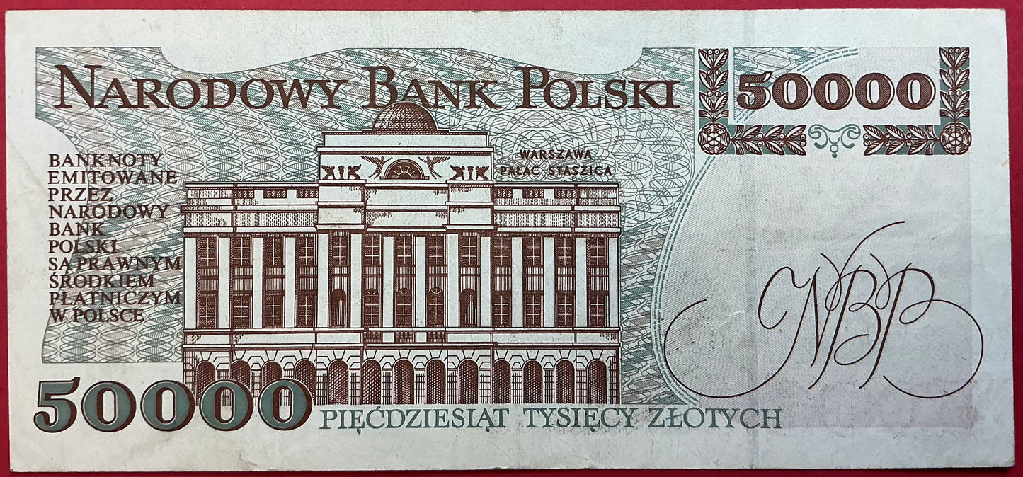 Poland - 50.000 Zlotych 16.11.1993 P#159a Kvalitet 1+