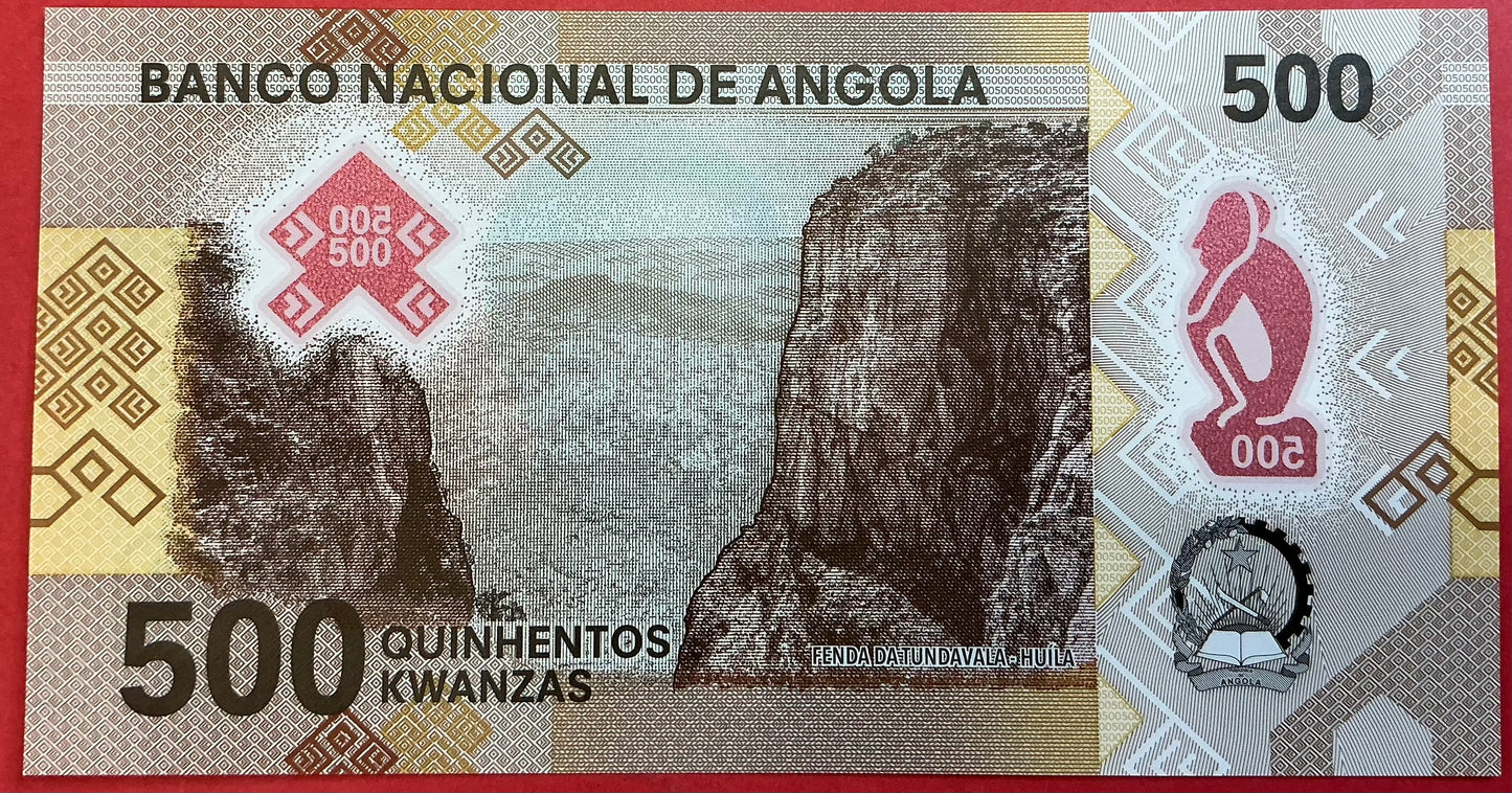 Angola - 500 Kwanzas 2024 P#W161 Kvalitet 0