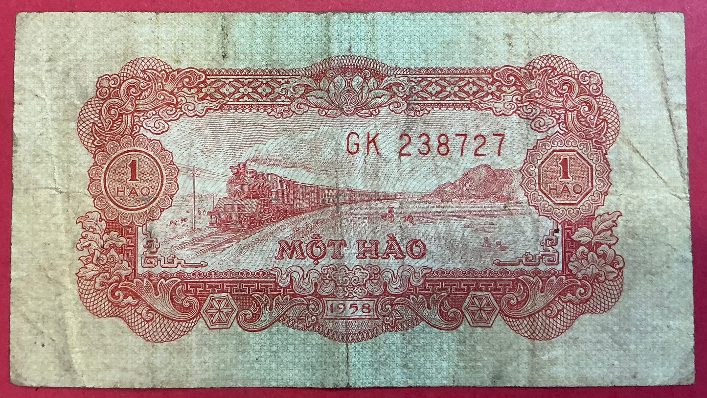 Vietnam - 1 Hao 1958 P#68a Kvalitet 1