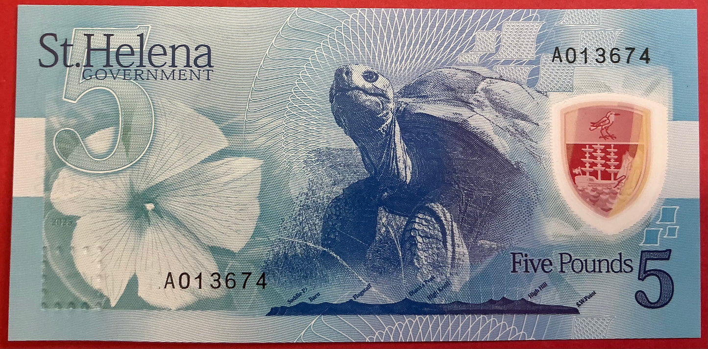St. Helena - 5 Pounds 2026 P#W14 Kvalitet 0