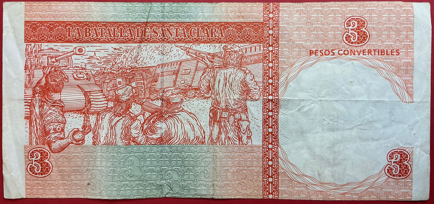 Cuba - 3 Pesos 2006 *Foreign Exchange Certificates* P#FX47 Kvalitet 1