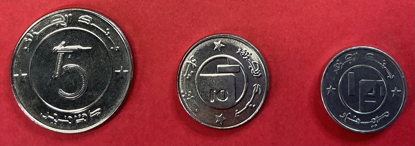 Algeria - 3 Different 1992-1997 Type Set Unc.