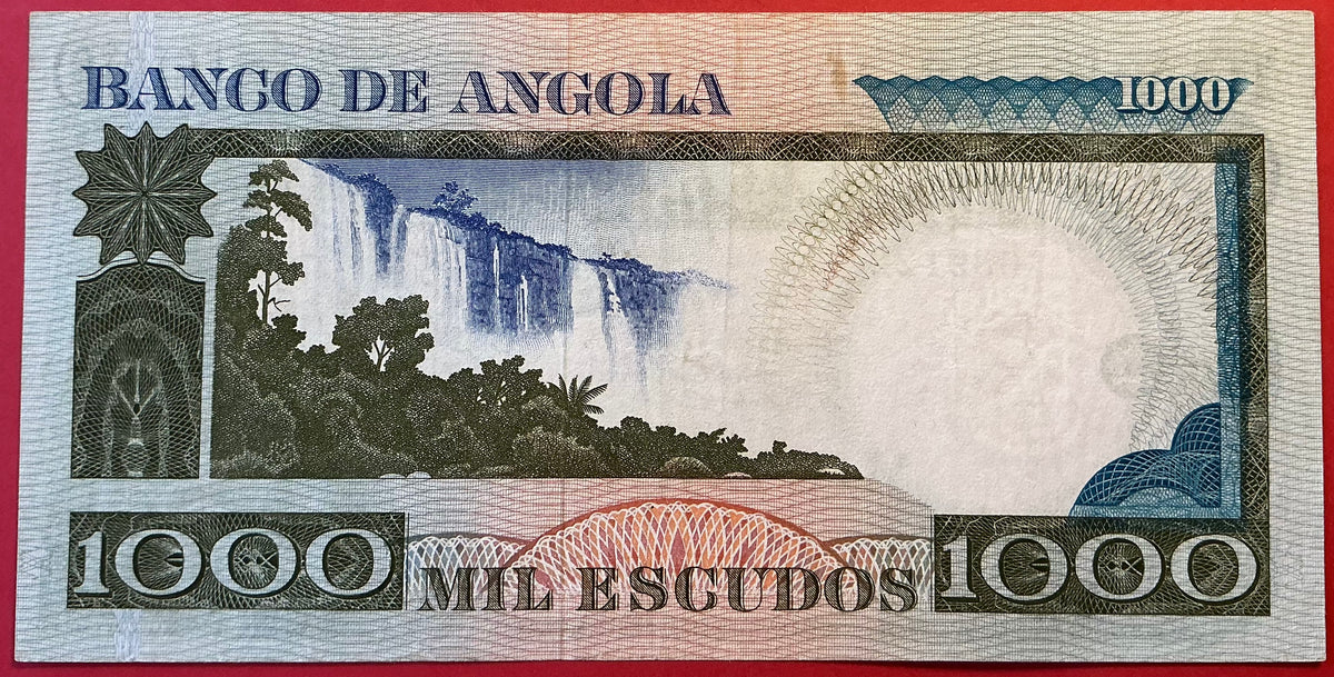 Angola - 1000 Escudos 10.6.1973 P#108 Kvalitet 01/0