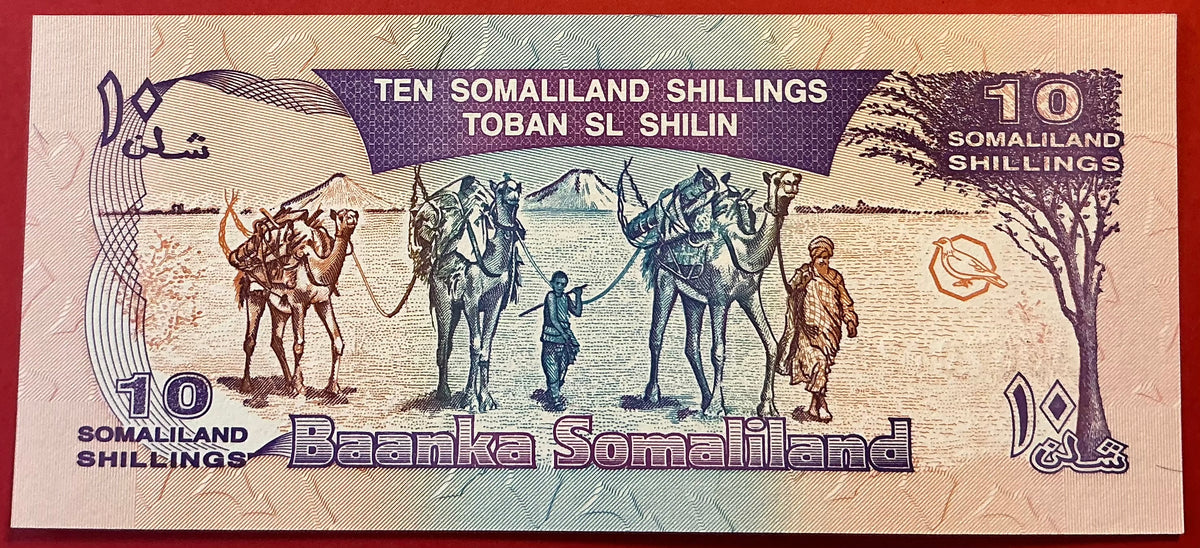 Somaliland - 10 Shillings 1994 P#2a Kvalitet 0