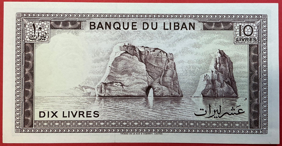 Lebanon - 10 Livres 1986 P#63f Kvalitet 0