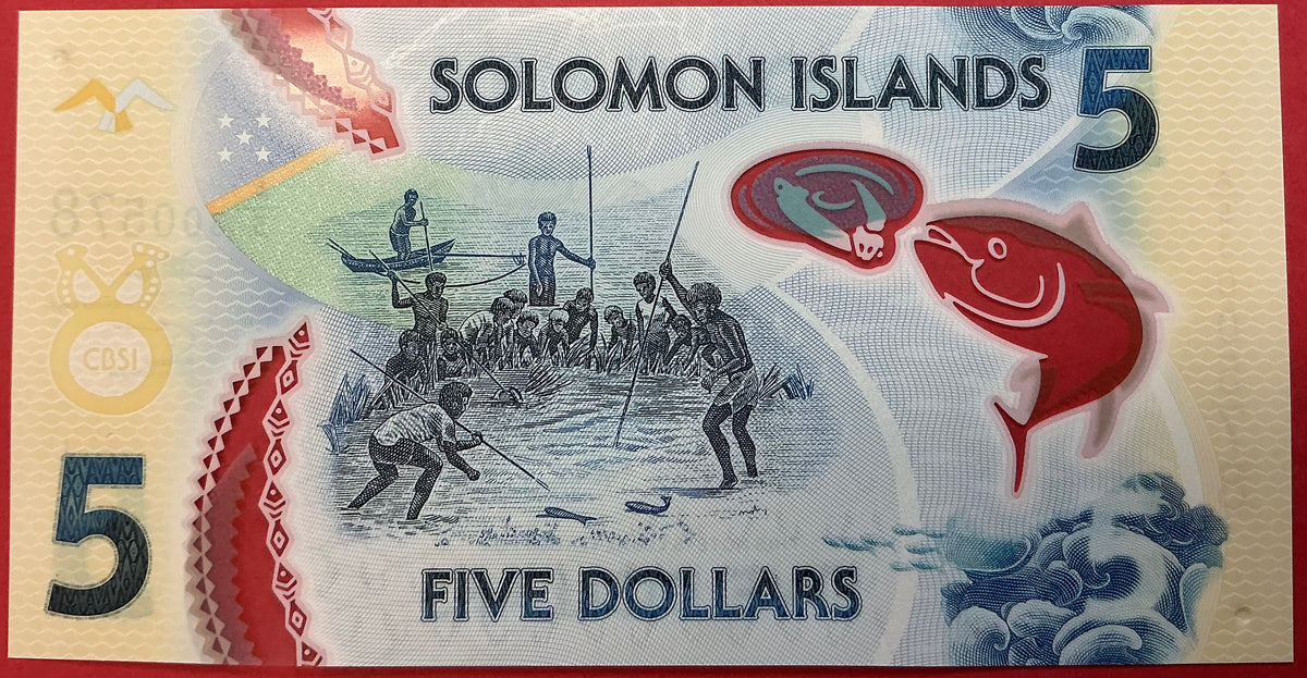 Solomon Islands - 5 Dollars 2019 P#W38 Kvalitet 0