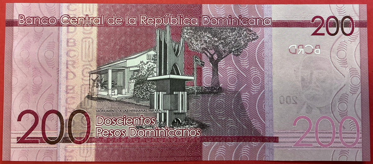 Dominican Republic - 200 Pesos Dominicanos P#191 Kvalitet 0