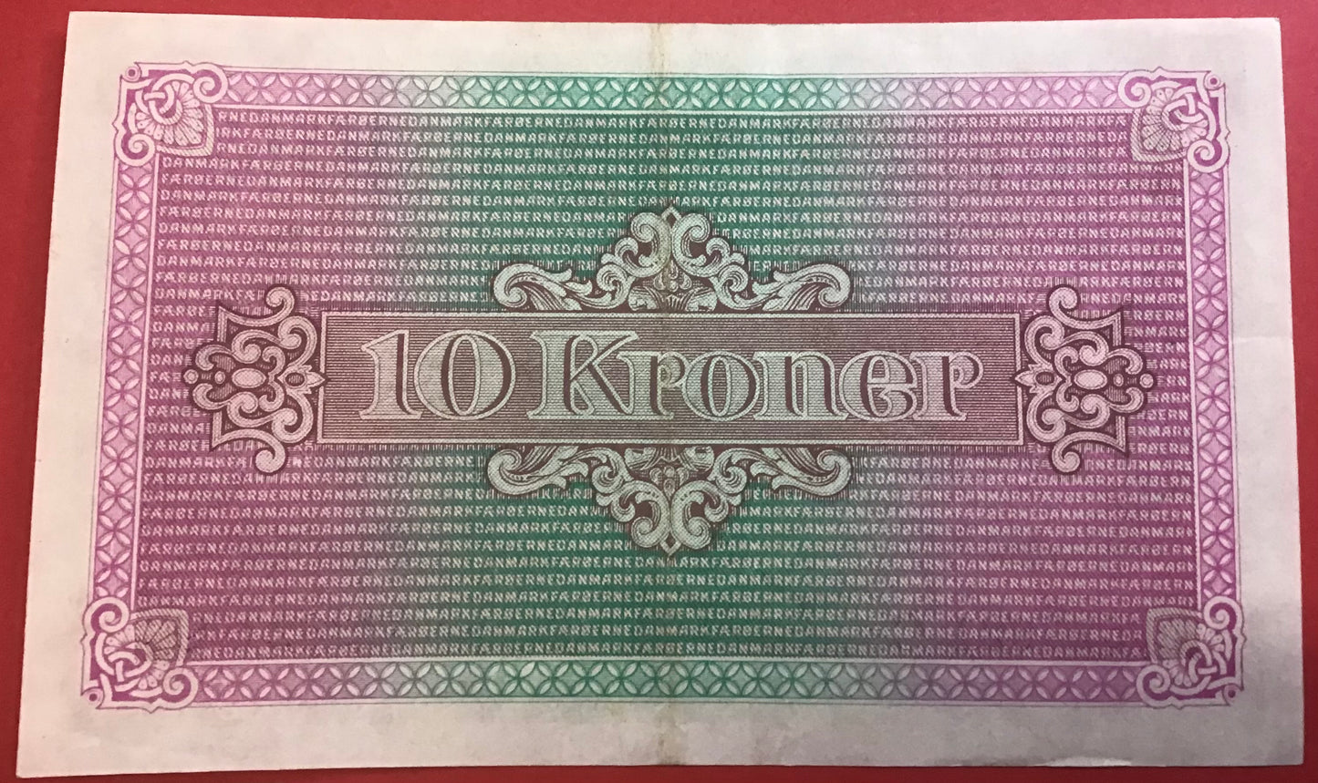 Færøerne - 10 Kroner 1940 (573621C) Sieg#17 Kvalitet 1+/01