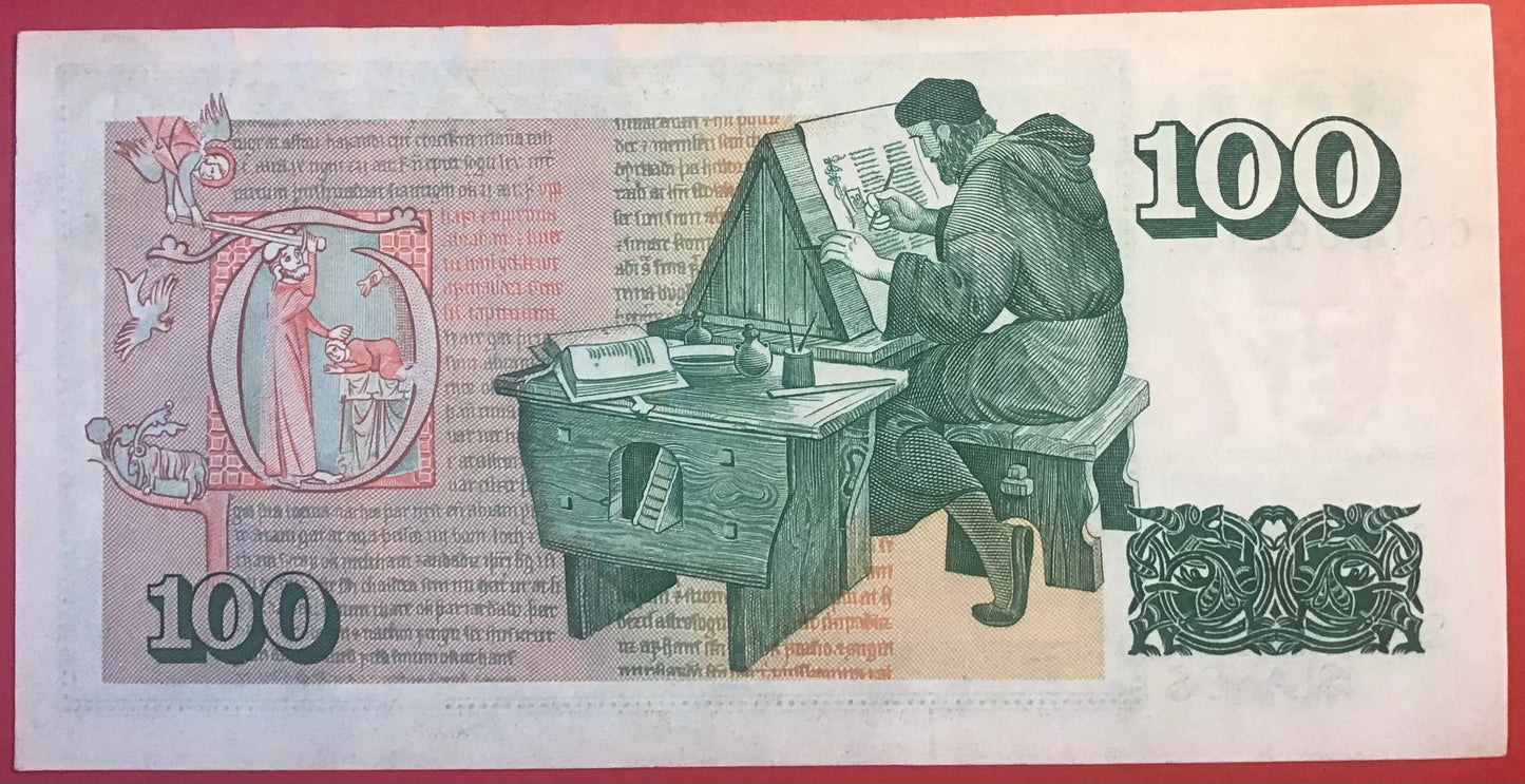 Iceland - 100 Krónur (1981) P#50a Kvalitet 1+