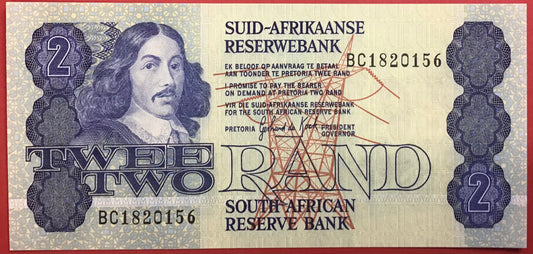 South Africa - 2 Rand (1983-90) P#118d Kvalitet 0