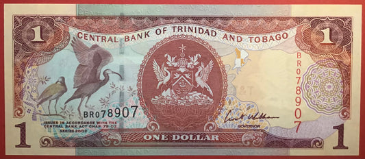 Trinidad & Tobago - 1 Dollar 2002 P#41b Kvalitet 0