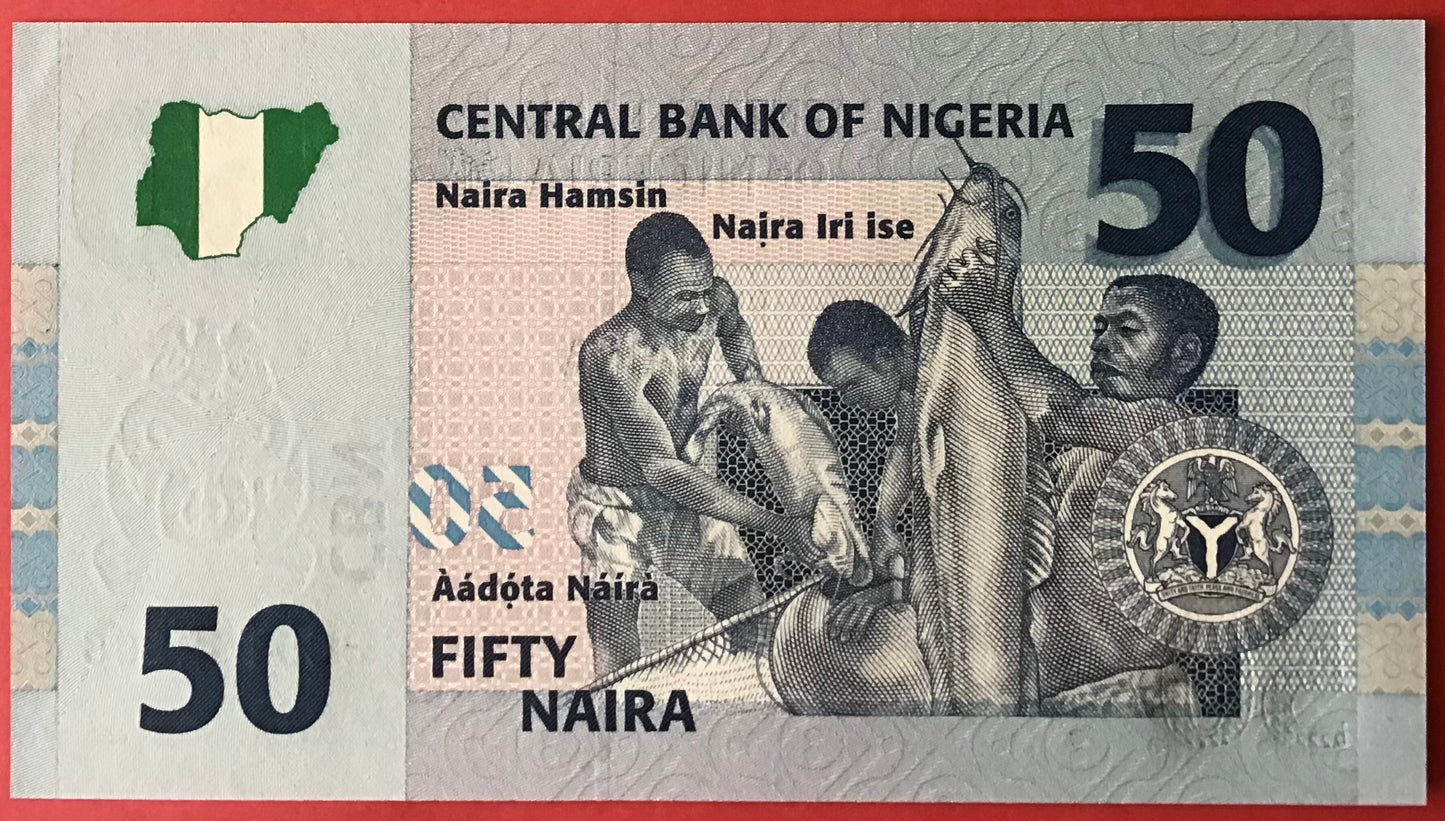Nigeria - 50 Naira 2006 P#35a Kvalitet 0
