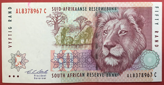 South Africa - 50 Rand 1992 P#125b Kvalitet 1+