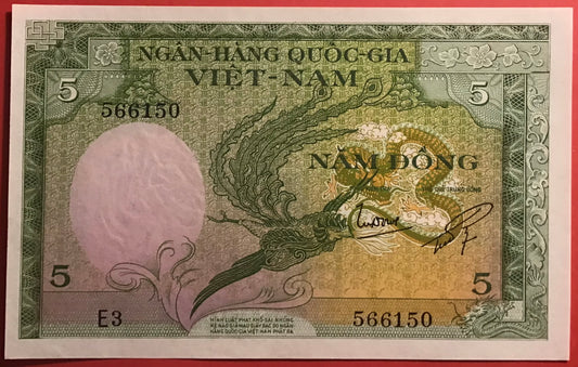 South Vietnam - 5 Dông (1955) P#2a Kvalitet 0