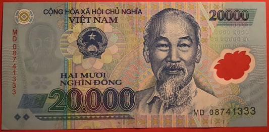 Vietnam - 20.000 Dông 2008 P#120c Kvalitet 1+