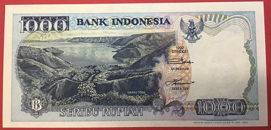 Indonesia - 1000 Rupiah 1992/1993 P#129b Kvalitet 0