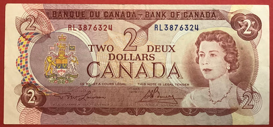 Canada - 2 Dollars 1974 P#86a Kvalitet 1+
