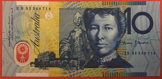 Australia - 10 Dollars 1993 P#52a Kvalitet 0