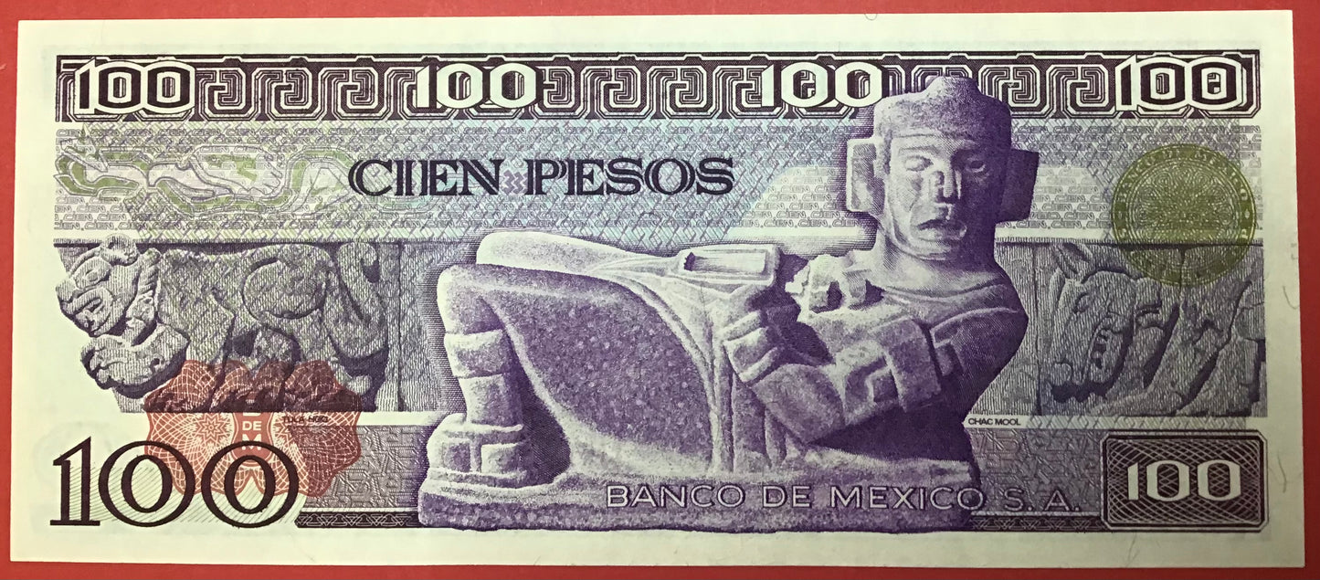 Mexico - 100 Pesos 5.7.1978 P#66b Kvalitet 0