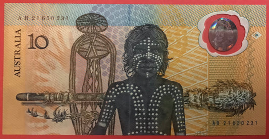 Australia - 10 Dollars 1988 P#49b Kvalitet 1+