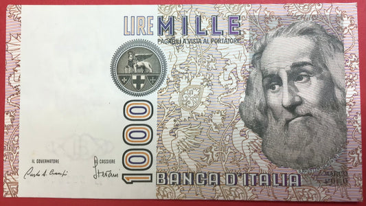 Italy - 1000 Lire 6.1.1982 P#109a Kvalitet 1+