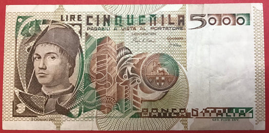 Italy - 5000 Lire 3.11.1982 P#105b Kvalitet 1+