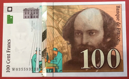 France - 100 Francs 1997 P#158a Kvalitet 0