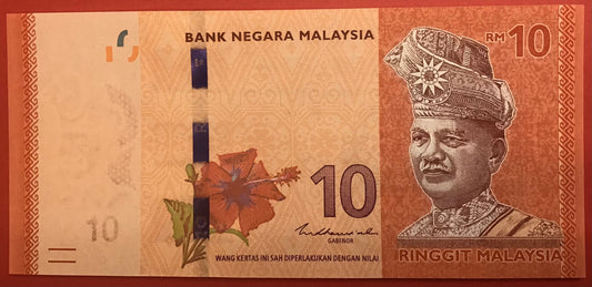 Malaysia - 10 Ringgit (2012) P#53c Kvalitet 0