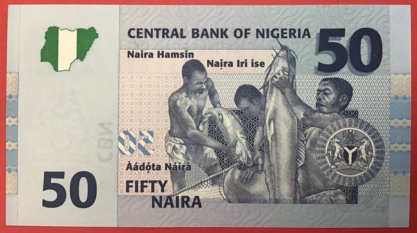 Nigeria - 50 Naira 2006 P#35a Kvalitet 0