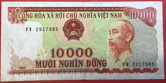 Vietnam - 10.000 Dông 1993 P#115a Kvalitet 1+