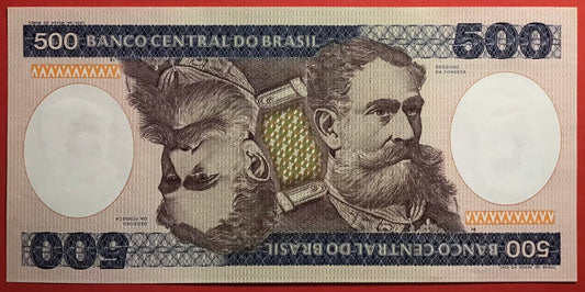 Brazil - 500 Cruzeiros (1981-85) P#200b Kvalitet 0