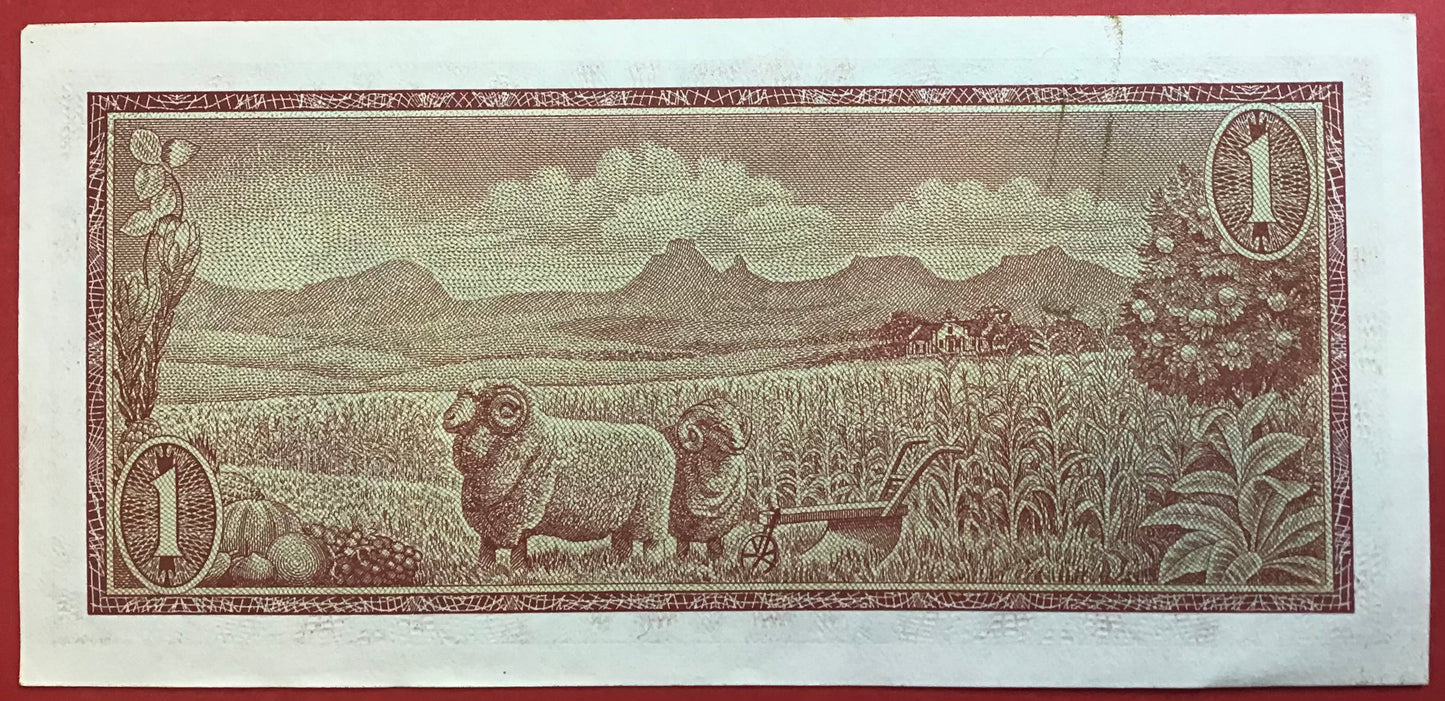 South Africa - 1 Rand 1967 P#109b Kvalitet 01