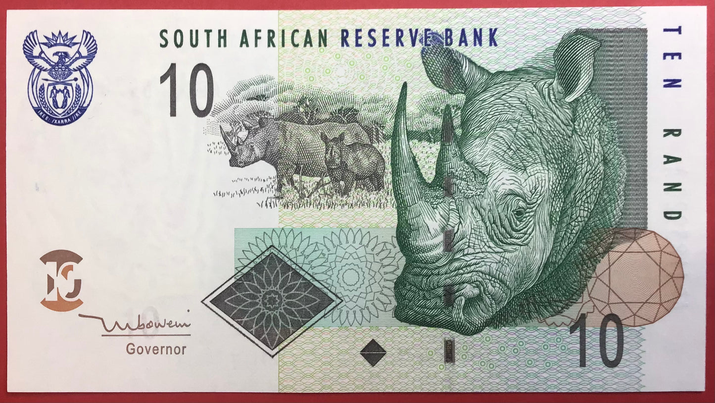 South Africa - 10 Rand 2005 P#128a Kvalitet 01/0