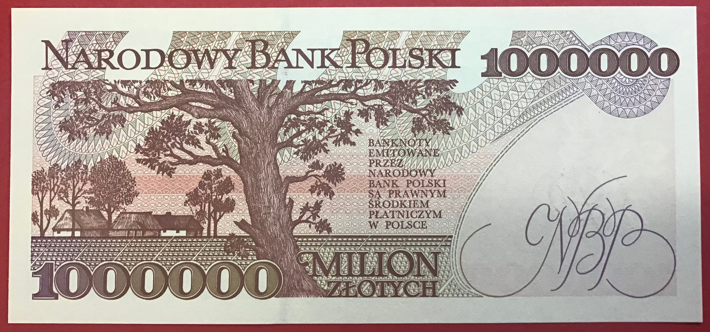 Poland - 1.000.000 Zlotych 16.11.1993 P#162a Kvalitet 0