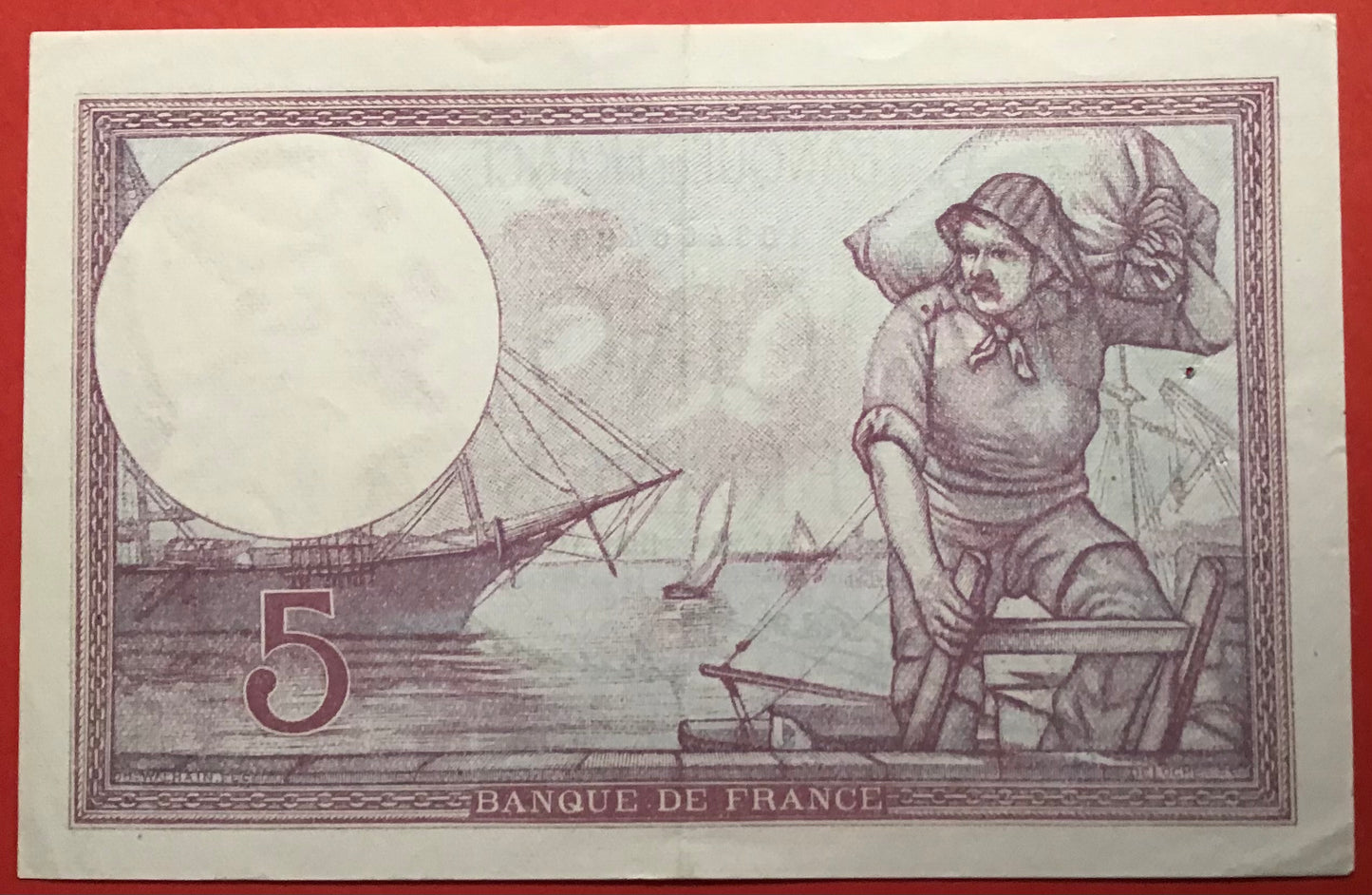 France - 5 Francs 22.1.1931 P#72d Kvalitet 01