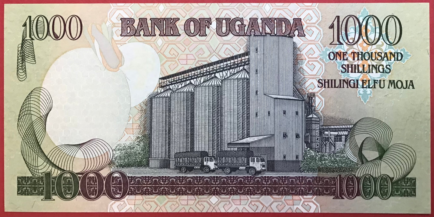 Uganda - 1000 Shillings 2003 P#39Ab Kvalitet 0