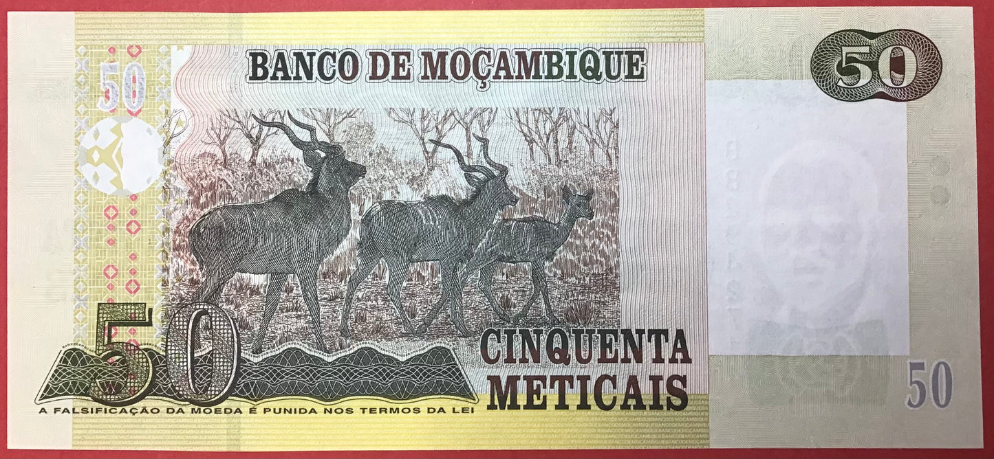 Mozambique - 50 Meticais 16.6.2006 P#144a Kvalitet 0