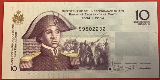 Haiti - 10 Gourdes 2016 P#272h Kvalitet 0