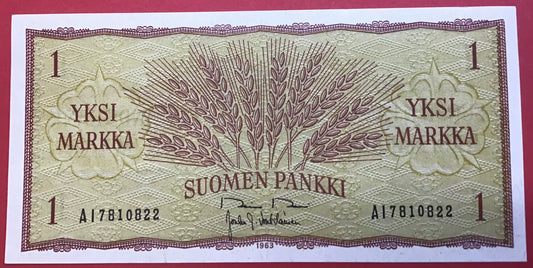 Finland - 1 Marikka 1963 P#98a Kvalitet 0
