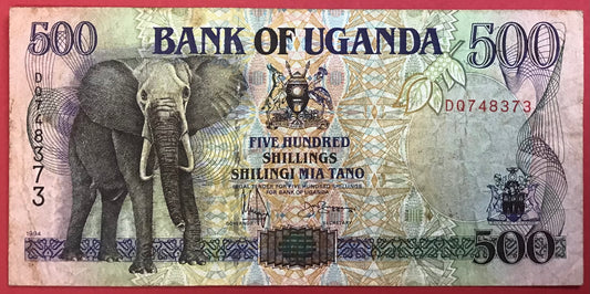Uganda - 500 Shillings 1994 P#35a Kvalitet 1