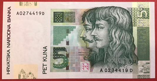 Croatia - 5 Kuna 7.3.2001 P#37a Kvalitet 01/0