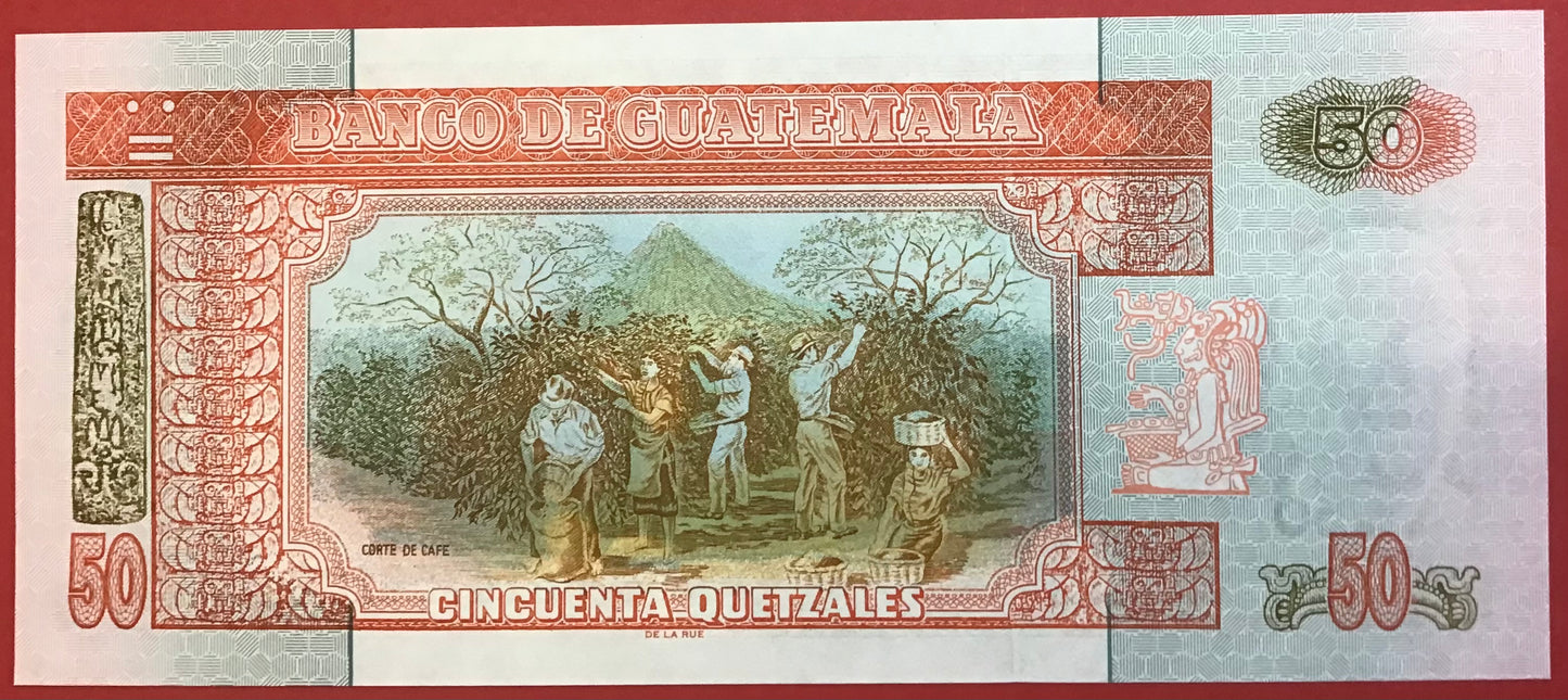 Guatemala - 50 Quetzales 15.11.2006 P#113a Kvalitet 0