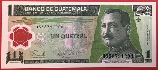 Guatemala - 1 Quetzal 20.12.2006 P#109 Kvalitet 0