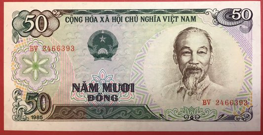 Vietnam - 50 Dông 1985 P#96a Kvalitet 01/0