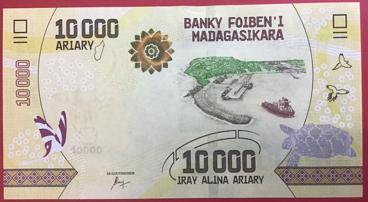 Madagascar - 10.000 Ariary (2017) P#103 Kvalitet 0