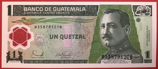 Guatemala - 1 Quetzal 20.12.2006 P#109 Kvalitet 0