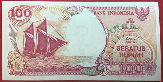 Indonesia - 100 Rupiah 1999 P#127g Kvalitet 0